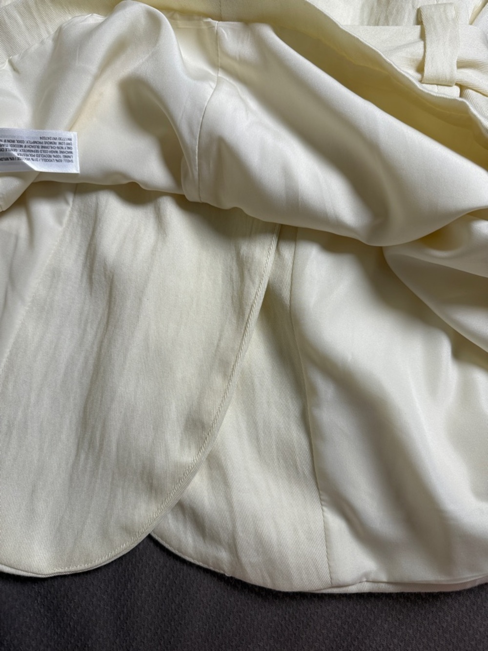 a new day Soft Yellow Sleeveless Tie-Waist Blazer Vest - Picture 5 of 6